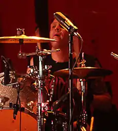 Jocz performing with Sum 41 in 2012