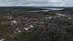 Sunapee, NH, from the southwest