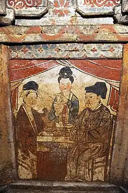 Song Dynasty Tomb Painting Found in Tengfeng City 6.