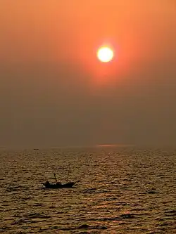 Sunset of Manpura Island