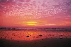 Sunset, Cardiff Beach