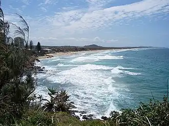 Coolum Beach, looking north