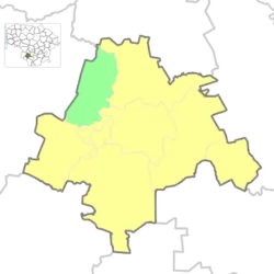 Location of Šunskai Eldership in Marijampolė Municipality