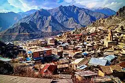 General view of Poqr Tag, the historic part of town