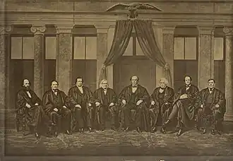 The Chase Court in 1868.