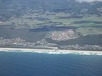 Aerial photograph of Pottsville in 2007