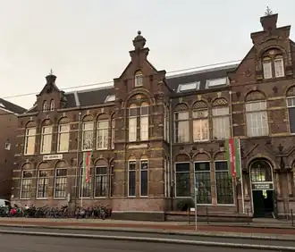 Façade of the Suriname Museum as seen from entrance