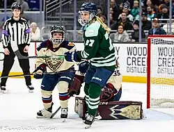 Barnes defends against Boston Fleet, January 2025