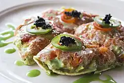 Sushi pizza