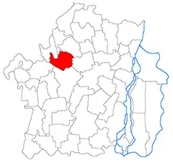 Location in Brăila County