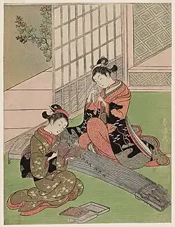 From the third state, bearing Harunobu's seal: 春信