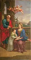 Egartner's painting of Saint Anne