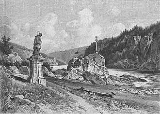 "St John's Rapids" on the Vltava