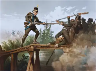 Sven Dufva and the Battle of Koljonvirta by Carl Staaff