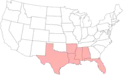 Location of teams in