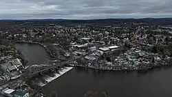 Swanton, VT, from the west