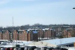 Southwestern portions of the Lindenwood University campus