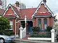 Semi-detached Rustic Gothic homes in Sydney
