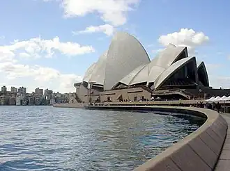 Image 16 Sydney Opera House Photo credit: Chmouel The Sydney Opera House in Sydney, New South Wales, Australia. Situated on Bennelong Point at Sydney Harbour, the Sydney Opera House is one of the most distinctive and famous 20th-century buildings, and one of the most famous performing arts venues in the world. More selected pictures