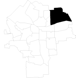 Location of Eastwood, Syracuse
