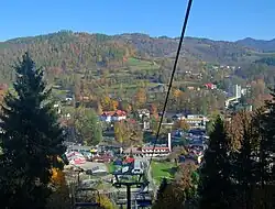 The ski lift over Mount Palenica