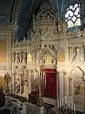 The Torah Ark (or Tebah) of the synagogue