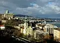 View of the church from the Gellért Hill