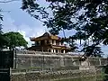 Restored pavilion on the top of Bắc Khuyết Đài in 2010.