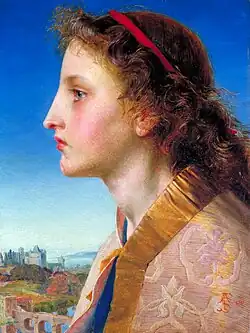 Oriana by Frederick Sandys