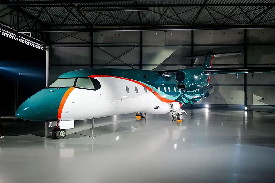The first D328eco test aircraft