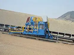 TAKRAF Maintenance Cart servicing a 26% steep decline section in the US