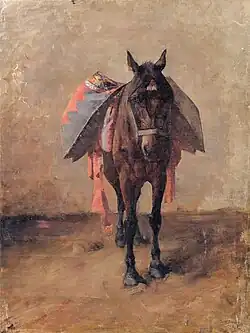 The burdened horse