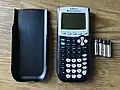 TI-84 Plus, batteries, and cover
