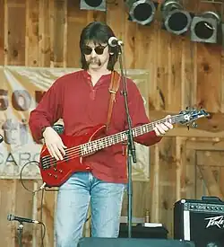Coleman performing at Merlefest with Doc Watson in 1994