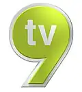 Second logo for TV9, a first iteration of the 2006 logo, used from 2011 to 2013