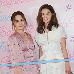 Gillian Chung (left) and Charlene Choi (right) in 2019