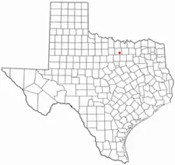 Location of Boyd, Texas
