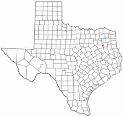 Location of Chandler, Texas