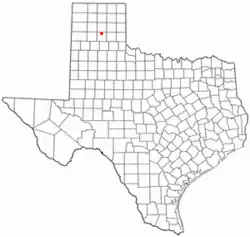 Location of Claude, Texas