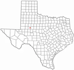 Location of Coahoma, Texas