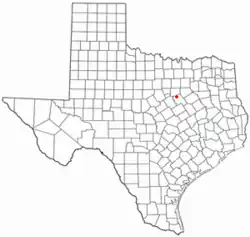 Location of Covington, Texas
