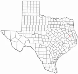 Location of Diboll, Texas
