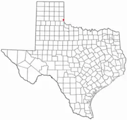 Location of Dodson, Texas