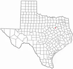 Location of Emhouse, Texas