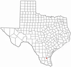 Location of Flowella, Texas