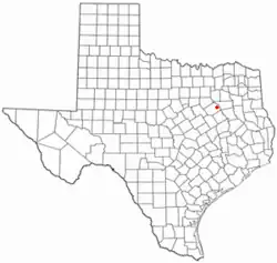 Location of Goodlow, Texas