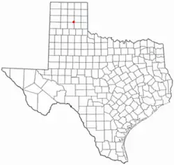 Location of Groom, Texas