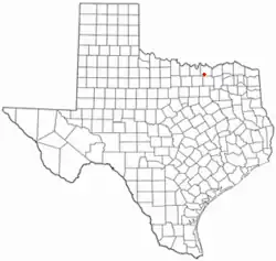 Location of Gunter, Texas