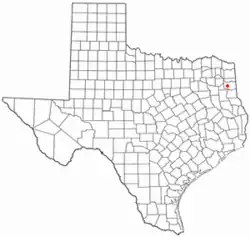 Location of Hallsville, Texas