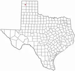 Location of Hartley, Texas